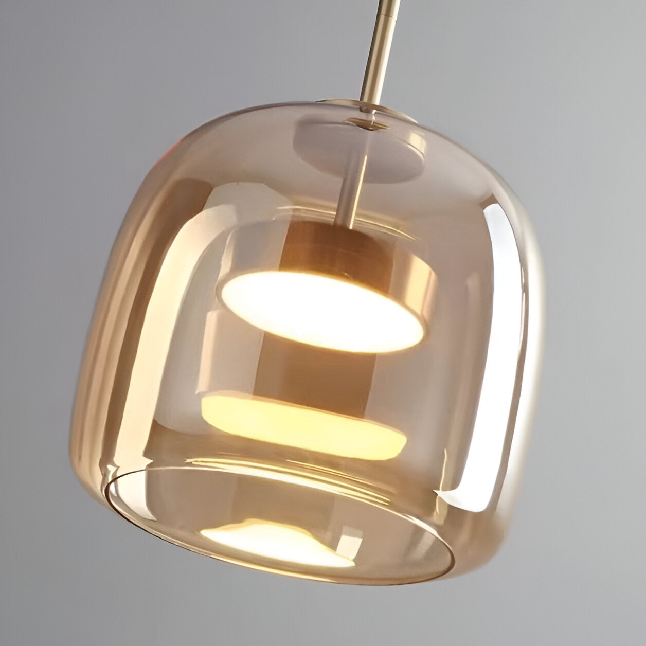 Solenn – Retro-Modernes Glas LED Pendelleuchte