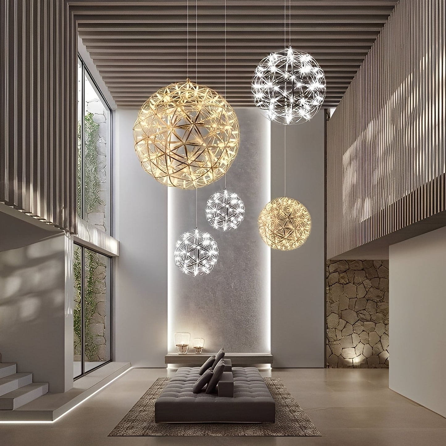 Cassian – Kreativer LED-Kugel-Leuchter