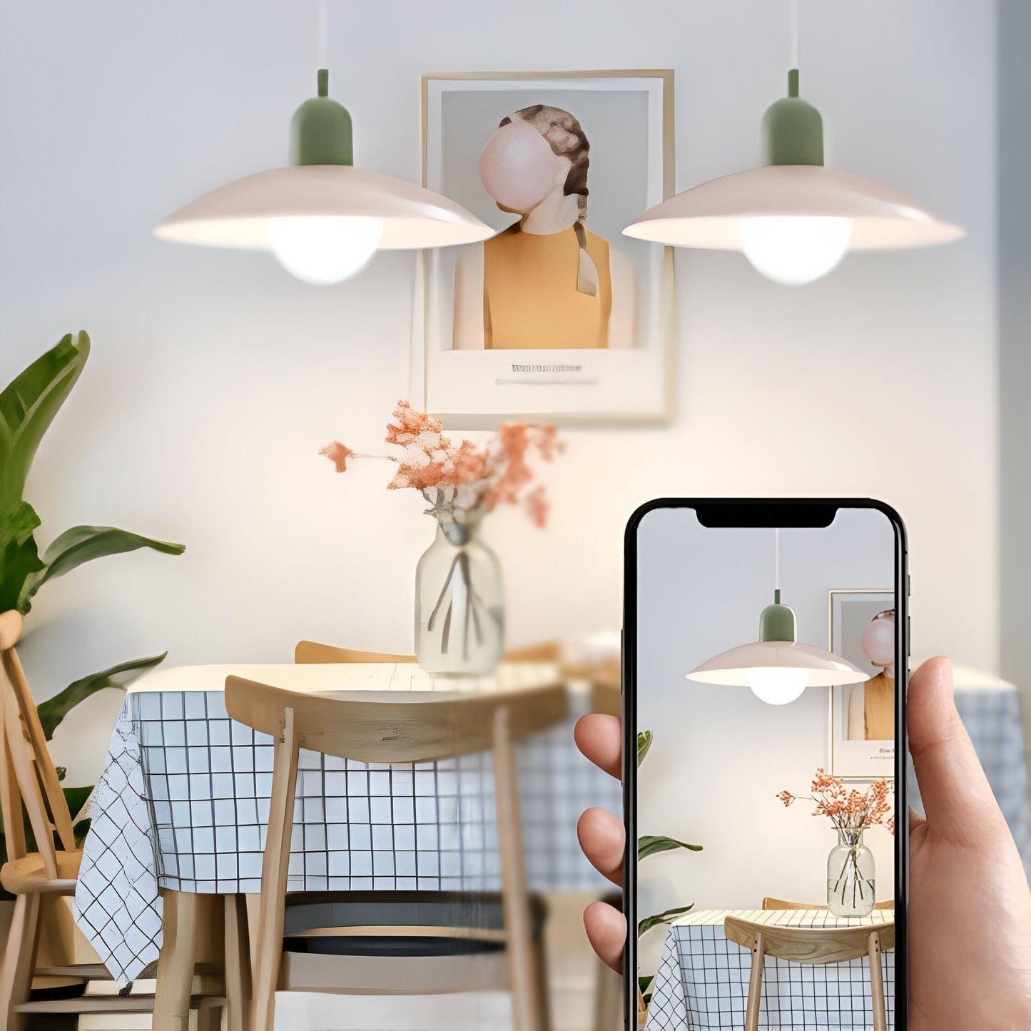 Axel – Retro-Farb-Kronleuchter mit kreativem Design