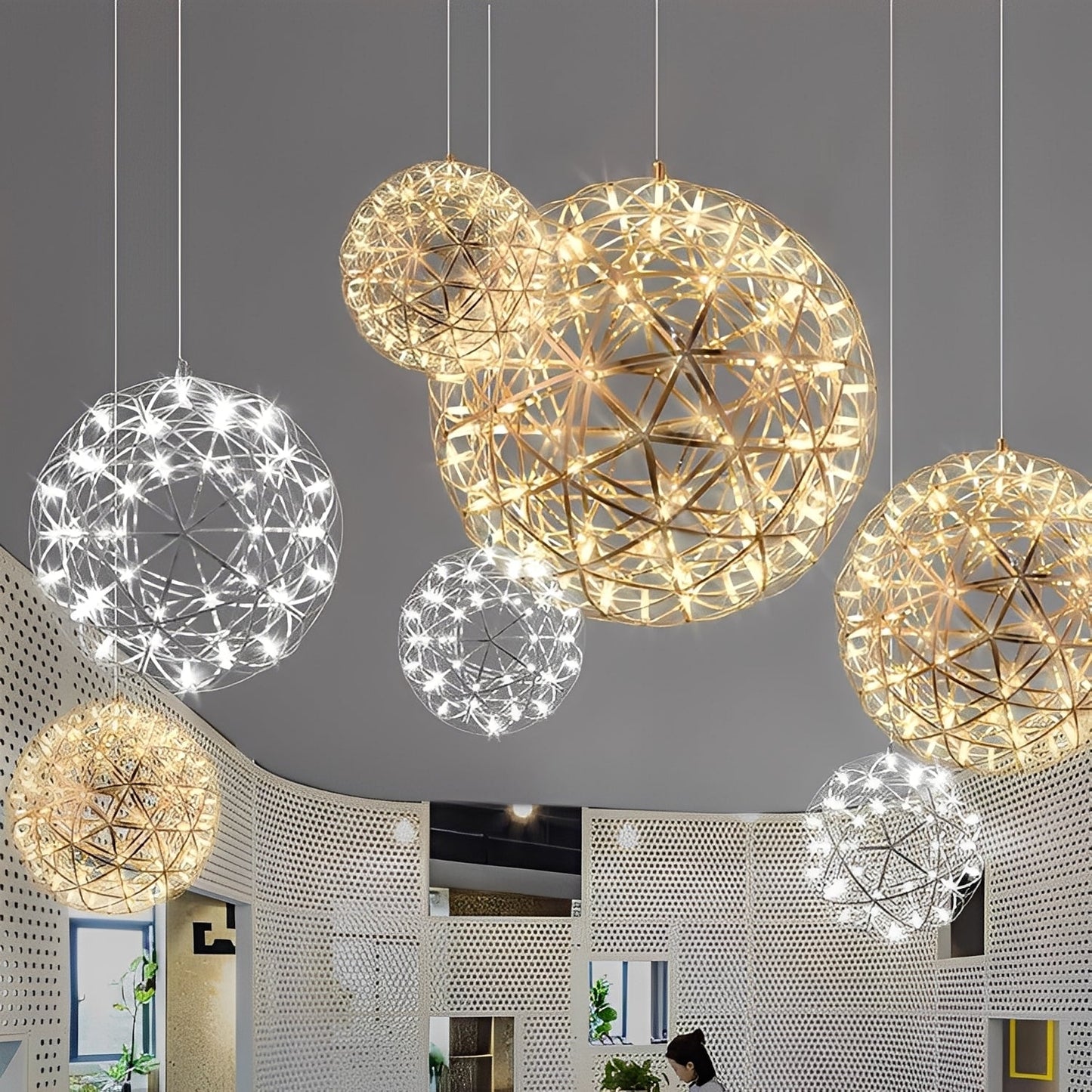 Cassian – Kreativer LED-Kugel-Leuchter