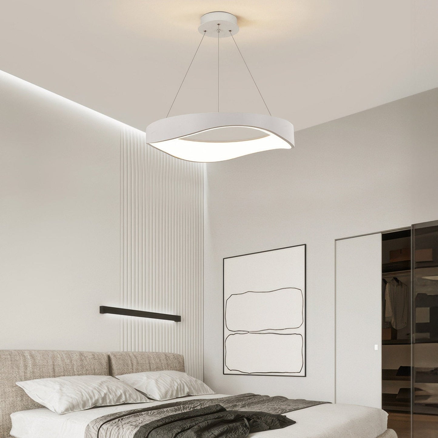 Alvara – Skandinavian Wood-Look Chandelier