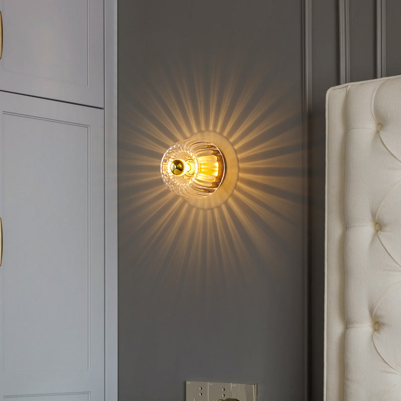 Isabelle – Moderne LED-Wandleuchte aus Glas & Metall