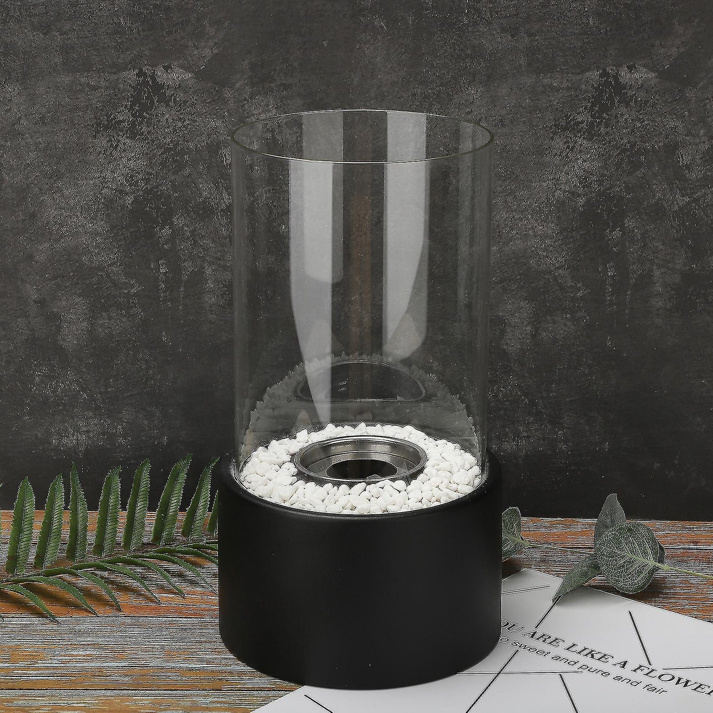 Lumea – Tragbare Glas-Tischfeuerlampe