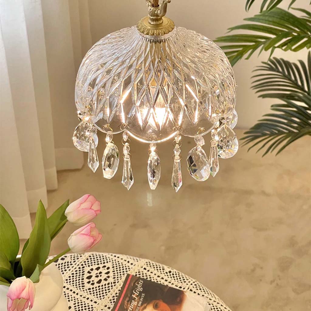 Eloisa – Französische Vintage-Kristalllampe