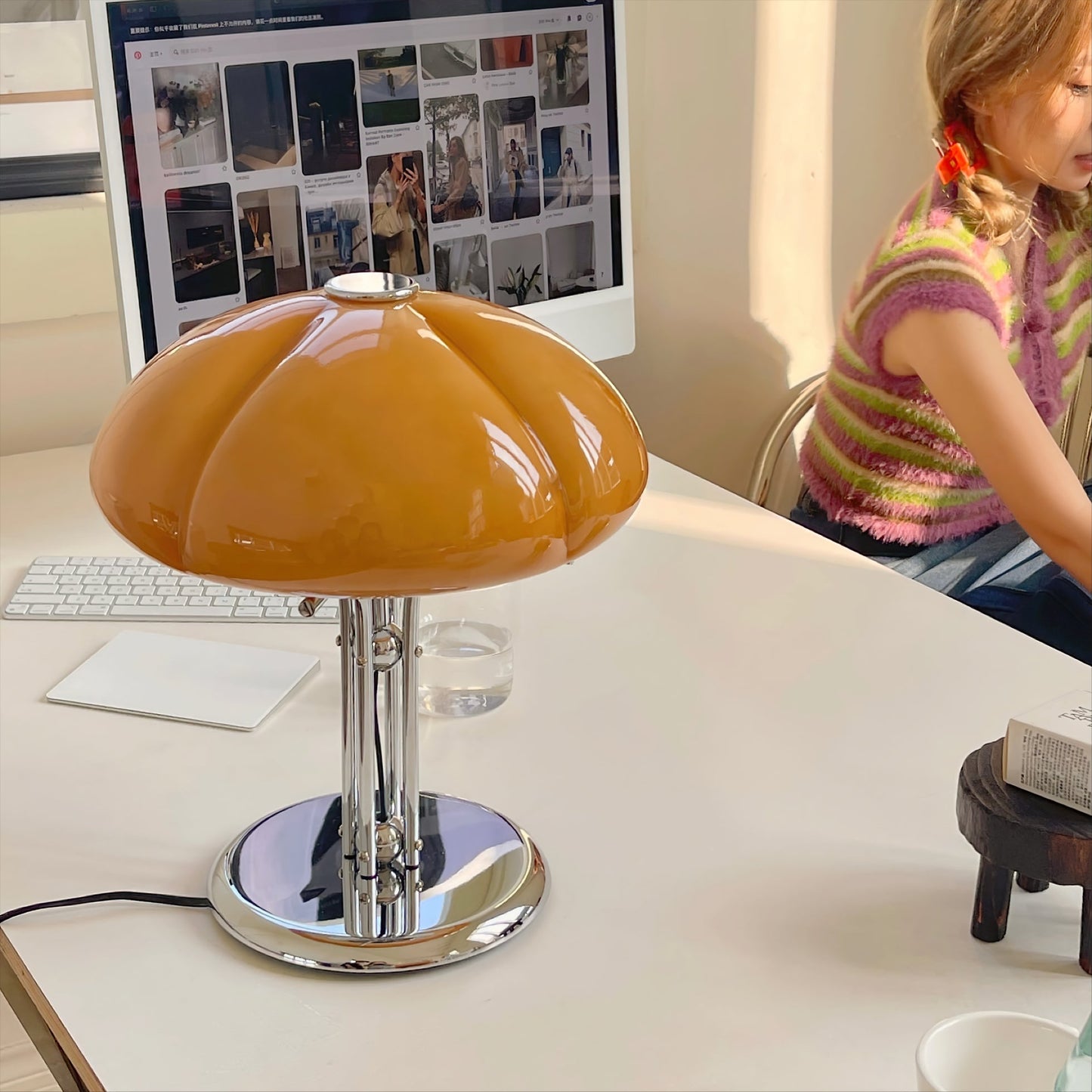 Jenny – Quadrifoglio Tischlampe im Bauhaus-Stil