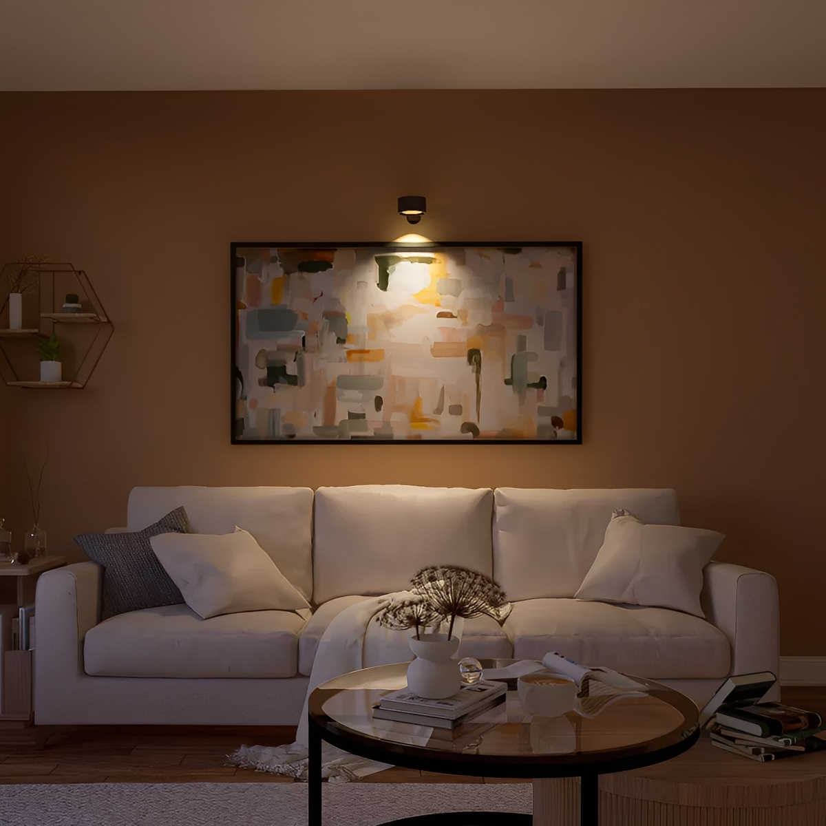 Jana – Wiederaufladbare USB LED Wandleuchte