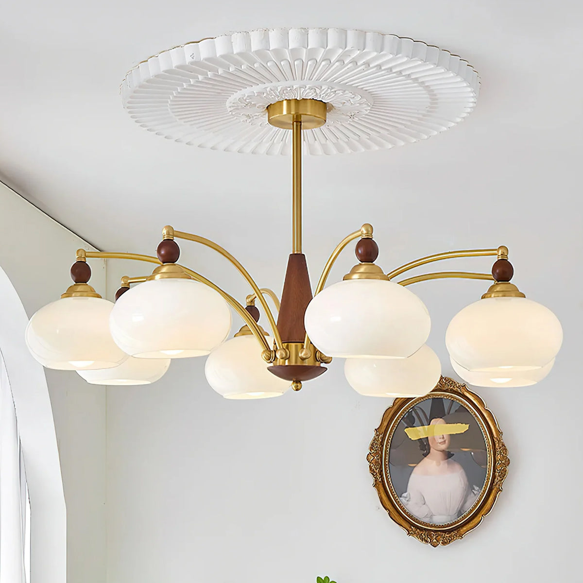Calliope – Vintage-Kronleuchter mit altem Charme