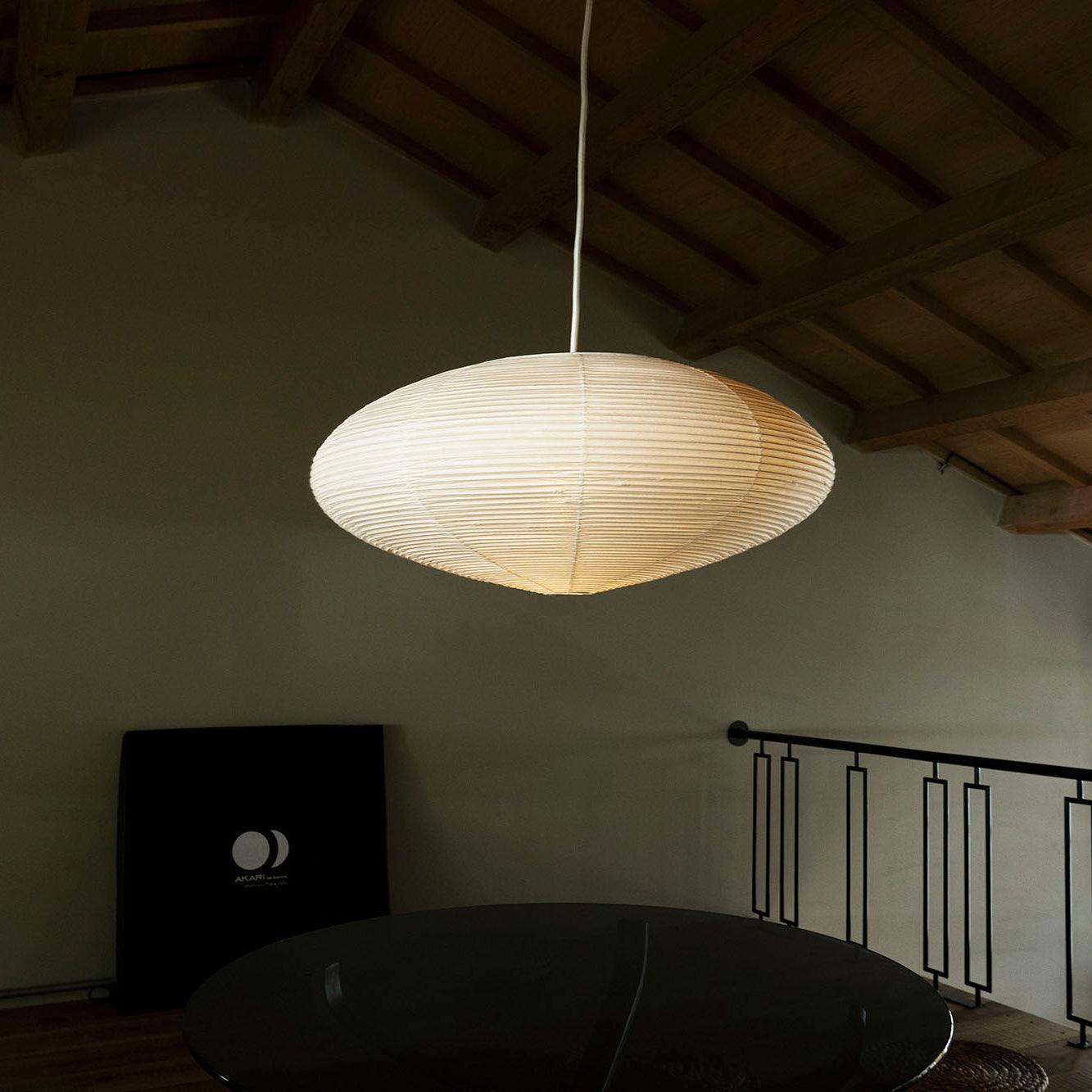 Miyako – Stoff-Deckenlampe im Laternenstil