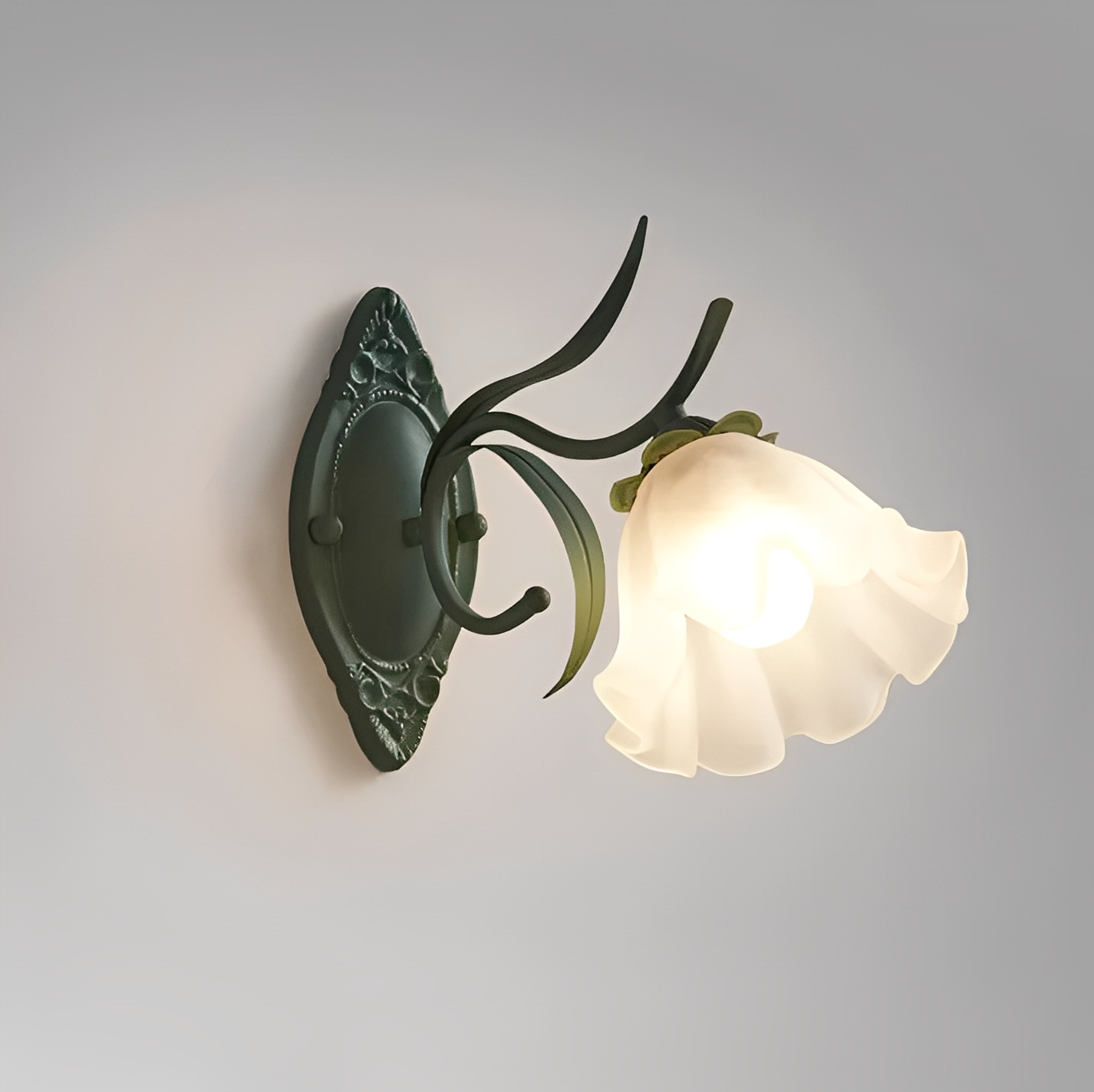 Vivia – Blumen-Wandleuchte