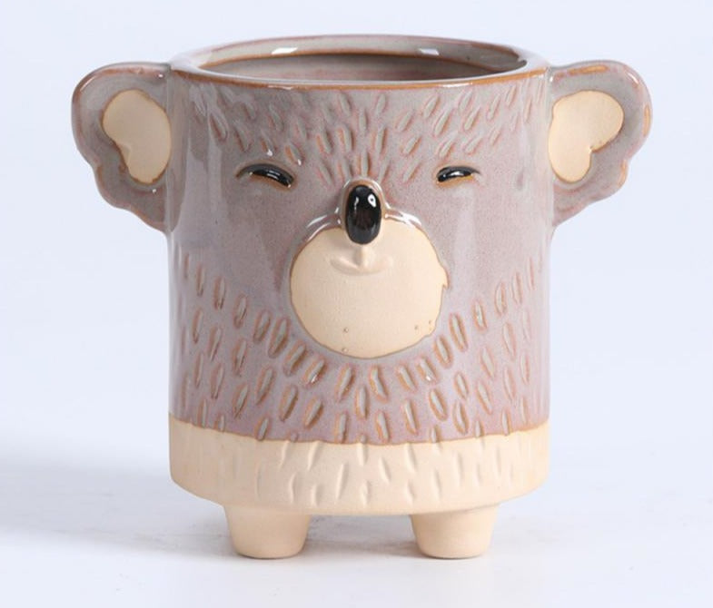 CritterPot – Tierförmiger Blumentopf mit Cartoon-Design