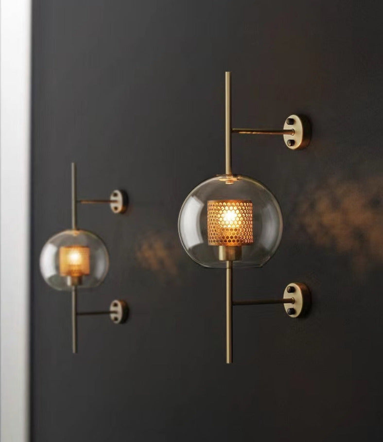 Thatcher - Moderner Wandleuchter mit Wabenstruktur-Lichtdesign