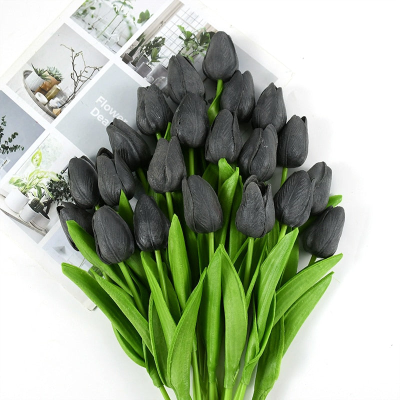 Künstliche Tulpensträuße in realistischer Optik