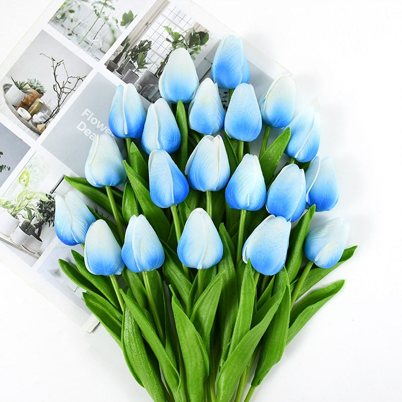 Künstliche Tulpensträuße in realistischer Optik