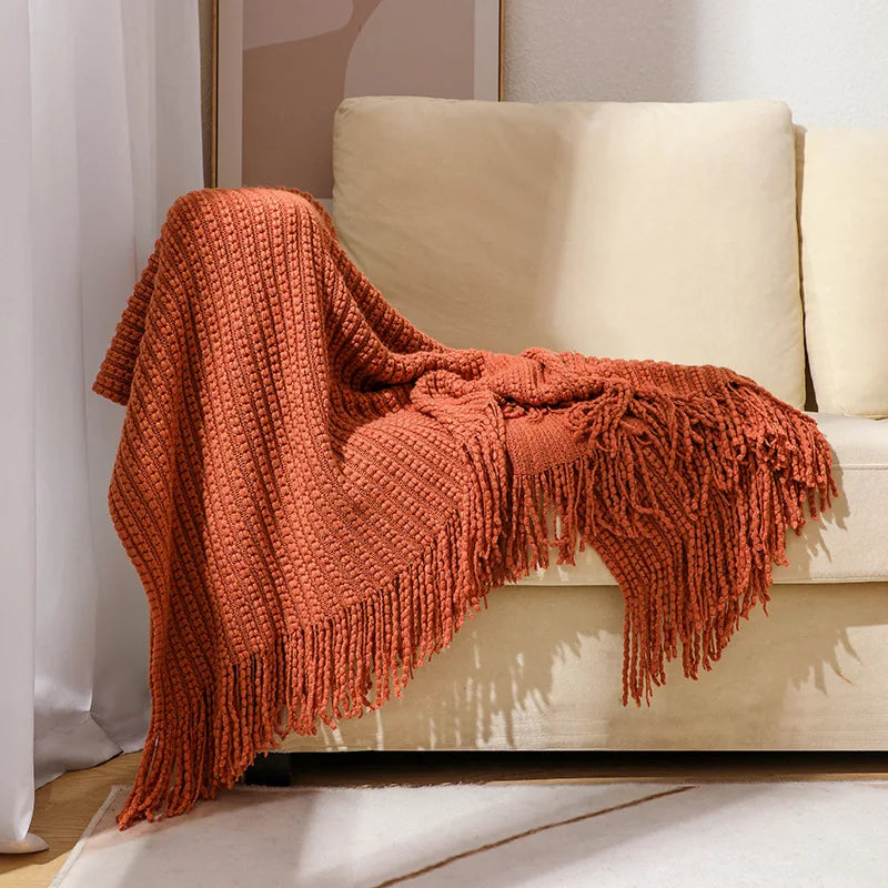Amaya – Weiche Decke für Sofa & Büro