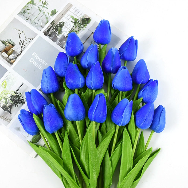 Künstliche Tulpensträuße in realistischer Optik