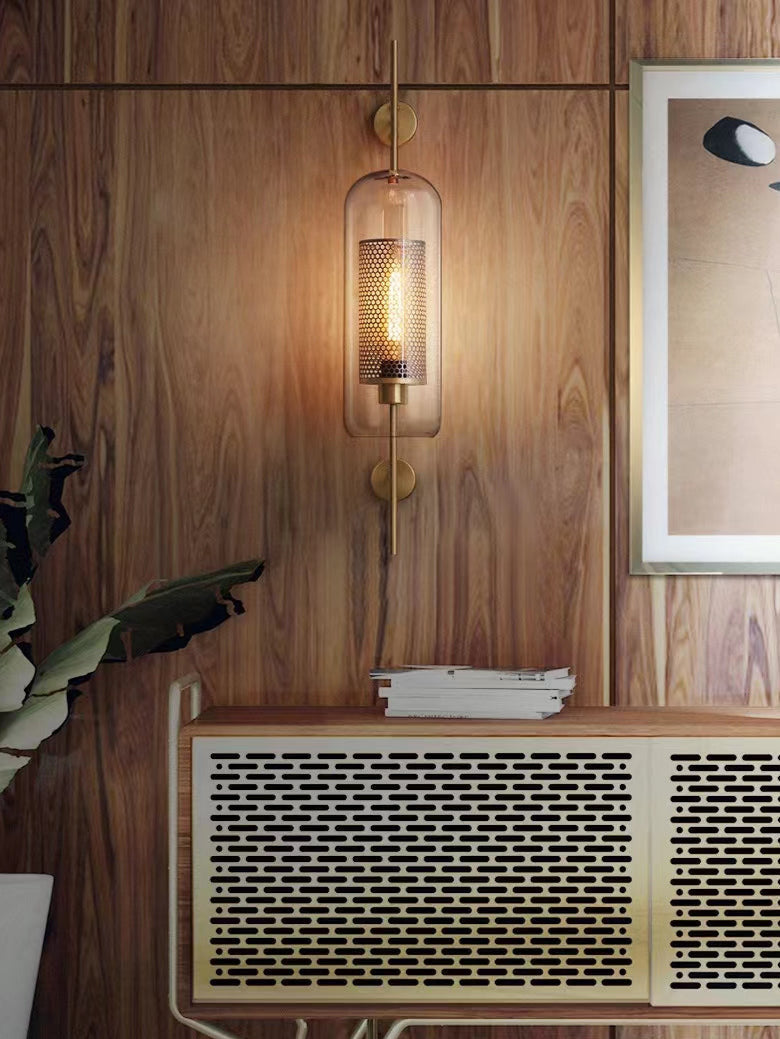 Thatcher - Moderner Wandleuchter mit Wabenstruktur-Lichtdesign