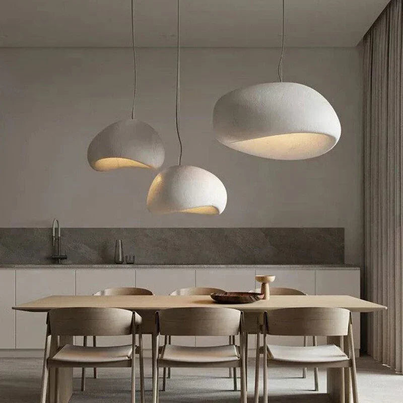 ZenForm – Minimalistische Hängelampe im zeitlosen Wabi-Sabi Design