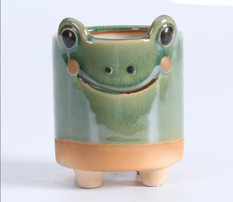 CritterPot – Tierförmiger Blumentopf mit Cartoon-Design