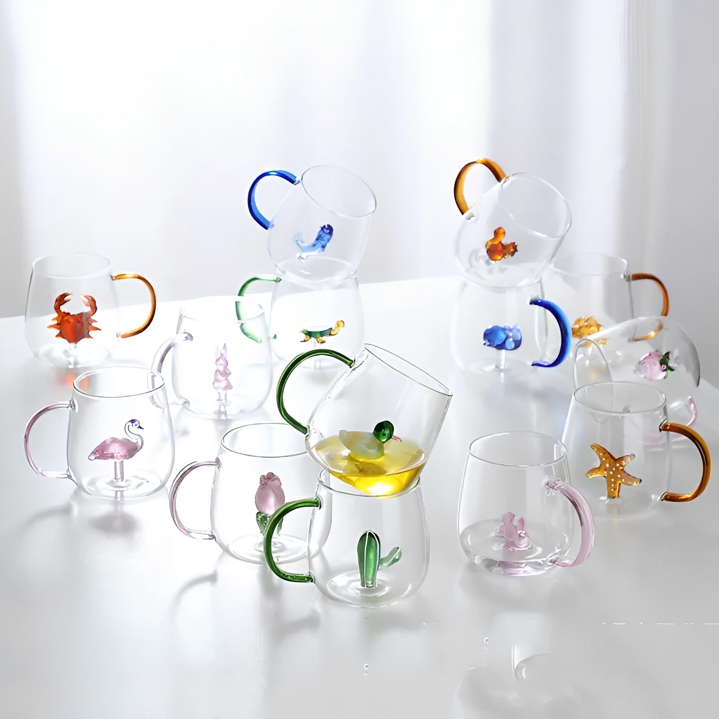Cupie – Kreativer Cartoon-Glasbecher