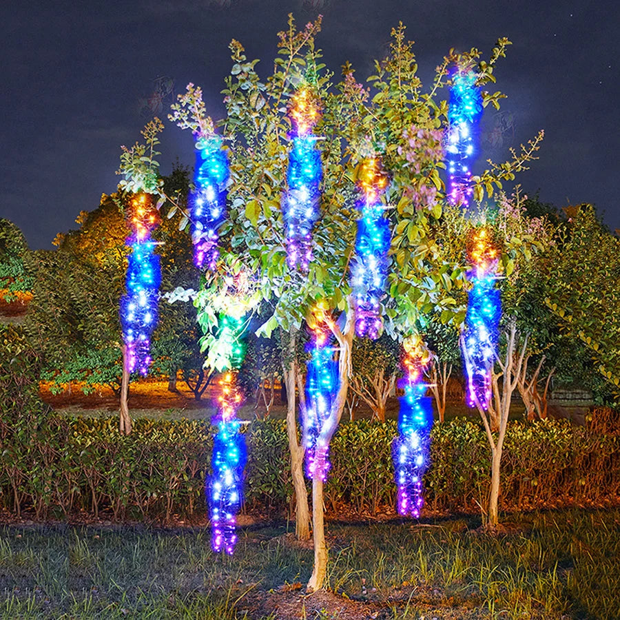 Glenda – LED-Lichterkette in Warmweiß für Außenbereiche wie Garten und Balkon