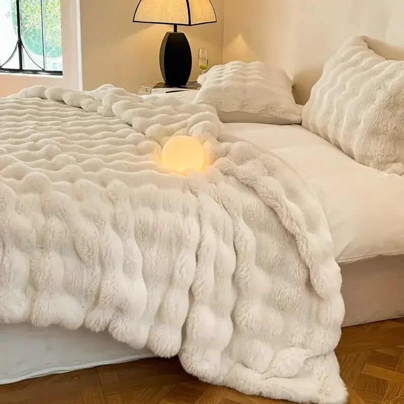 Luftpolster-Samtdecke für Sofa und Büro