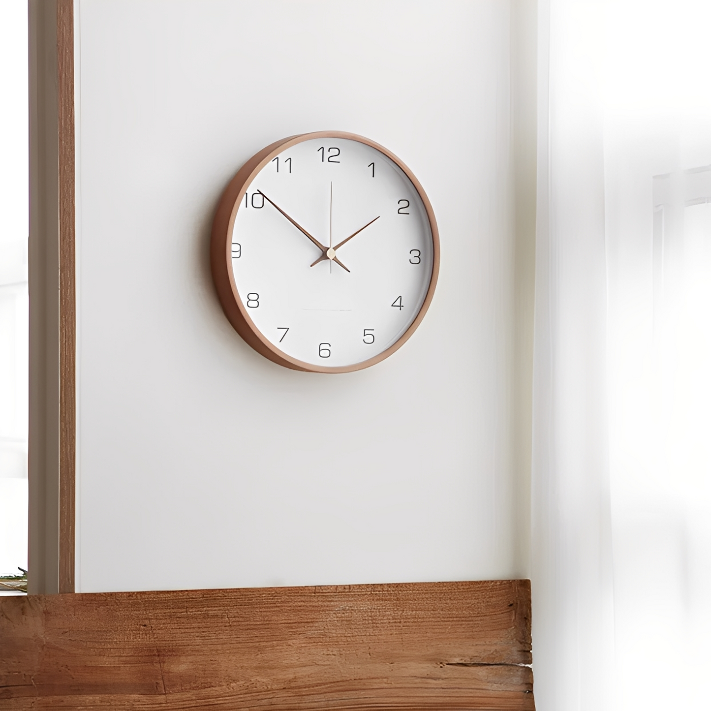 Marla – Moderne Holzwanduhr