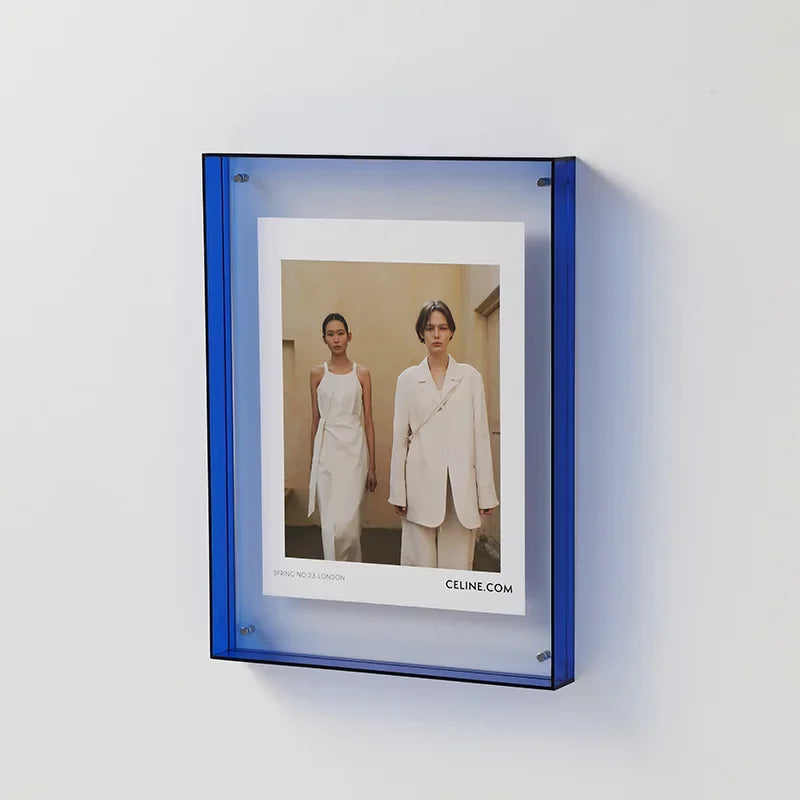 Transparenter Fotorahmen aus doppelseitigem Acryl