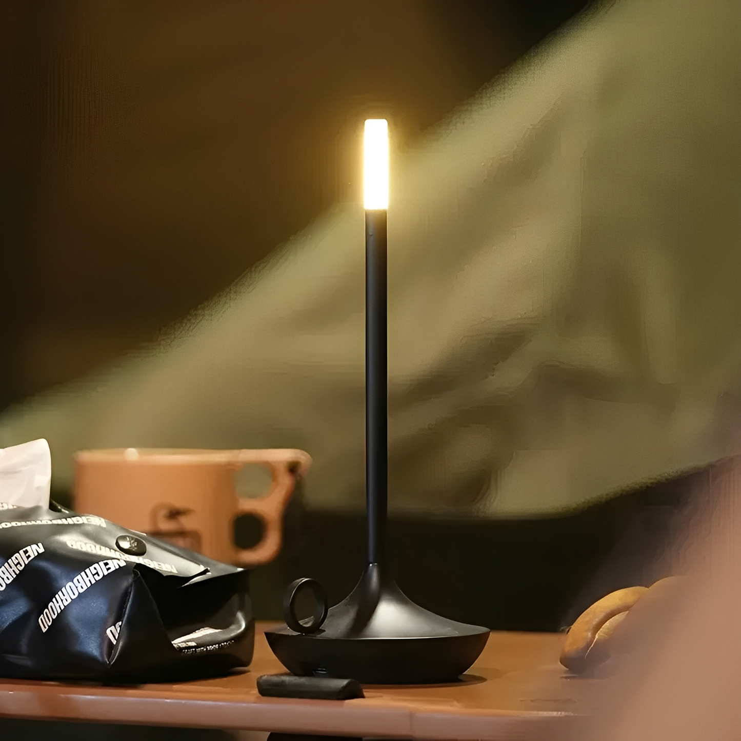 Marcelline – Tragbare Retro-Tischlampe mit Kerzenlicht-Effekt