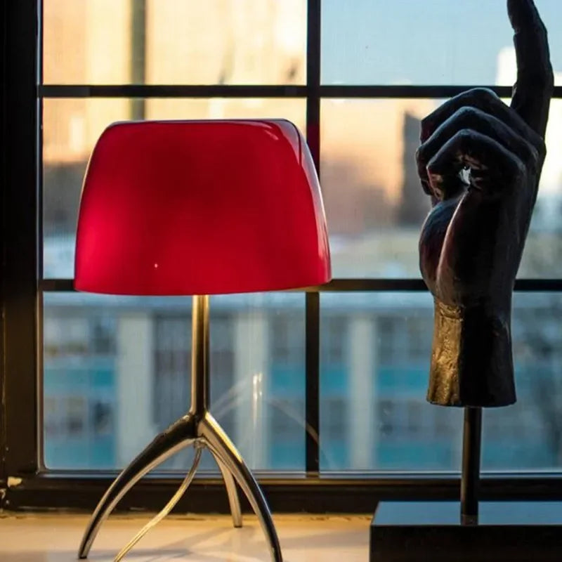 Antike Retro Kupfer Tischlampe