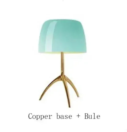 Antike Retro Kupfer Tischlampe