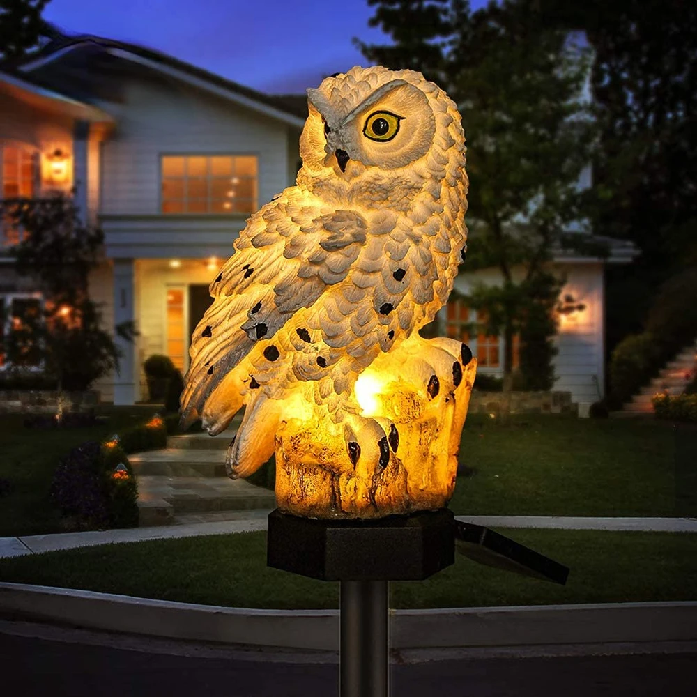 Lumo – Solarbetriebene Eulenlampe für Garten & Terrasse