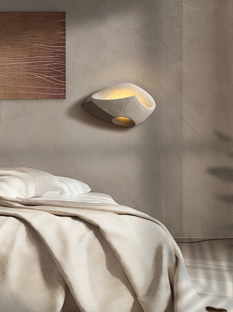 Edda – Wandlampe aus Beton im modernen Art-Déco-Stil