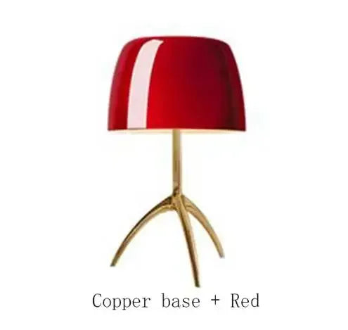 Antike Retro Kupfer Tischlampe