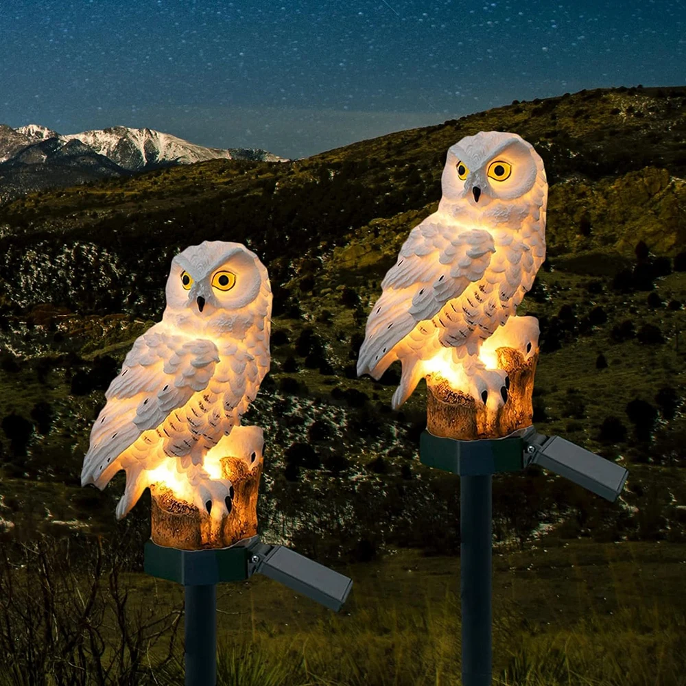 Lumo – Solarbetriebene Eulenlampe für Garten & Terrasse