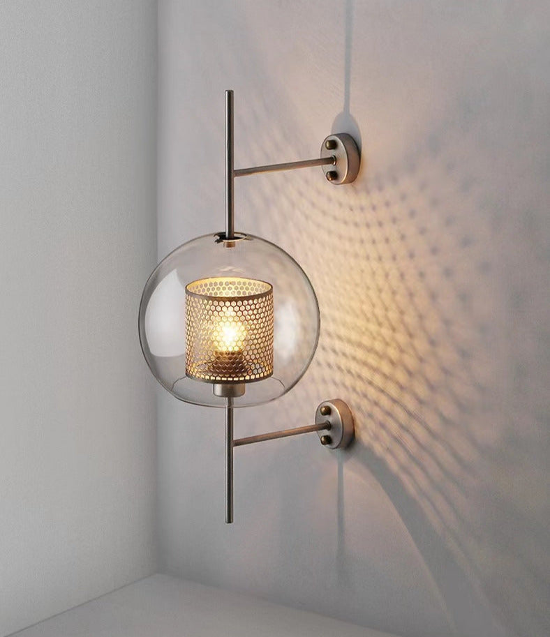 Thatcher - Moderner Wandleuchter mit Wabenstruktur-Lichtdesign
