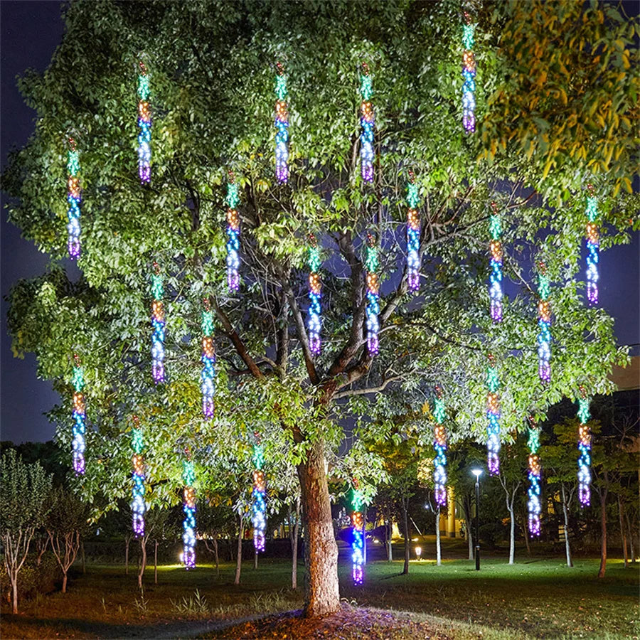Glenda – LED-Lichterkette in Warmweiß für Außenbereiche wie Garten und Balkon