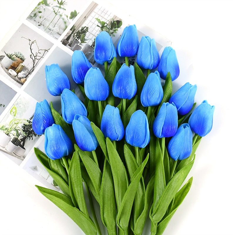 Künstliche Tulpensträuße in realistischer Optik