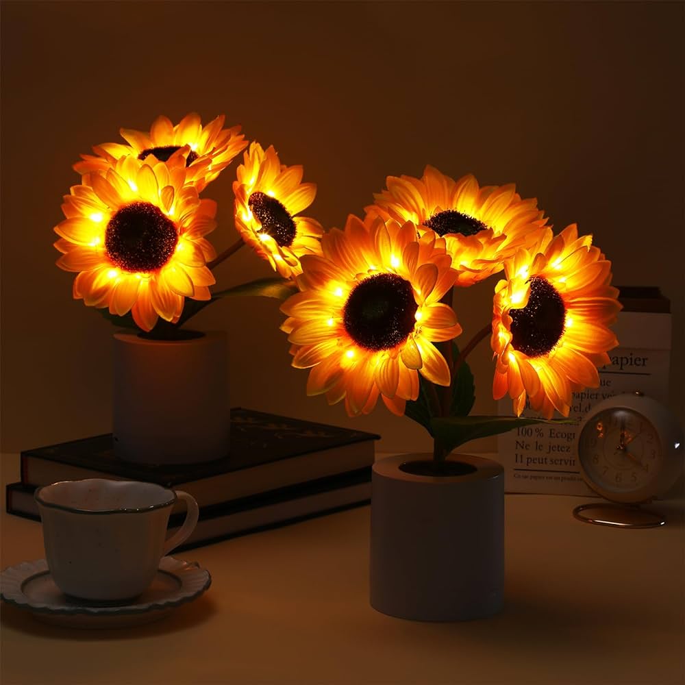 Solvyn – Schimmernde Sonnenblumenlampe
