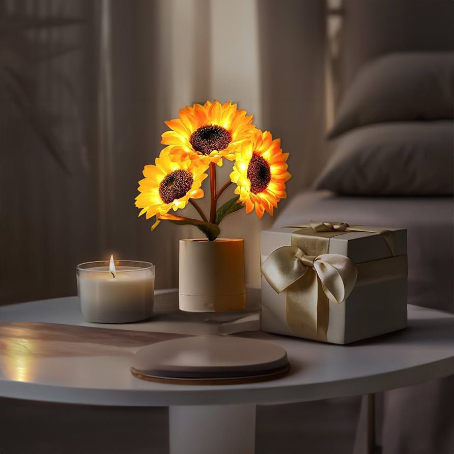 Solvyn – Schimmernde Sonnenblumenlampe
