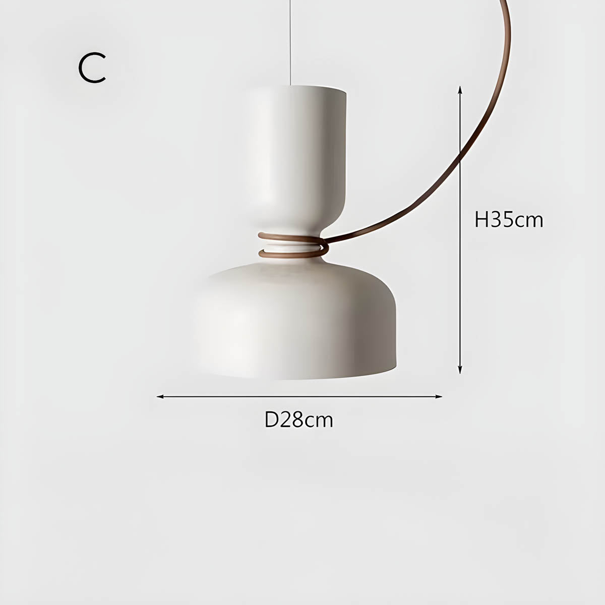 Arden – Zeitgemäße Aluminium-Hängelampe