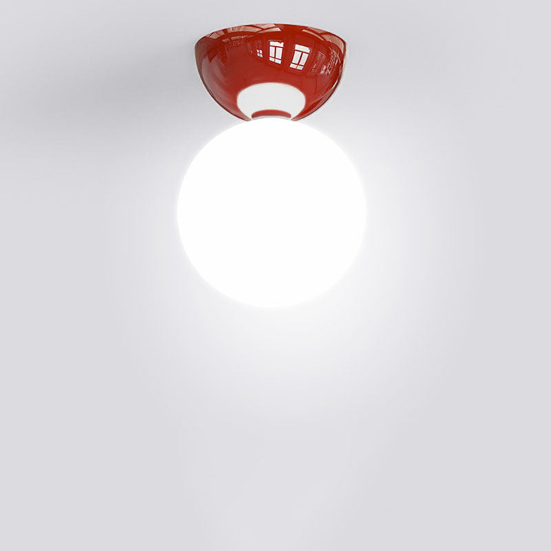 Claudine – Skandinavische Deckenlampe aus Eisen mit Kugelform