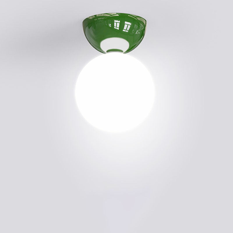 Claudine – Skandinavische Deckenlampe aus Eisen mit Kugelform