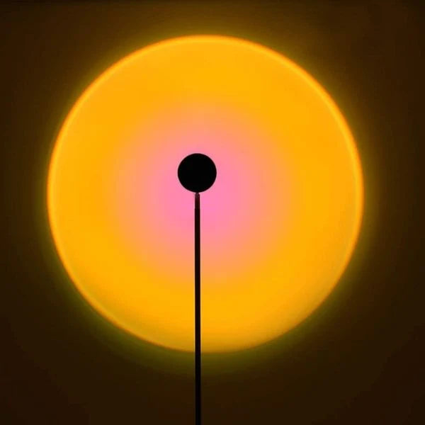 SonnenSchein – LED-Projektorlampe mit warmem Sunset-Effekt
