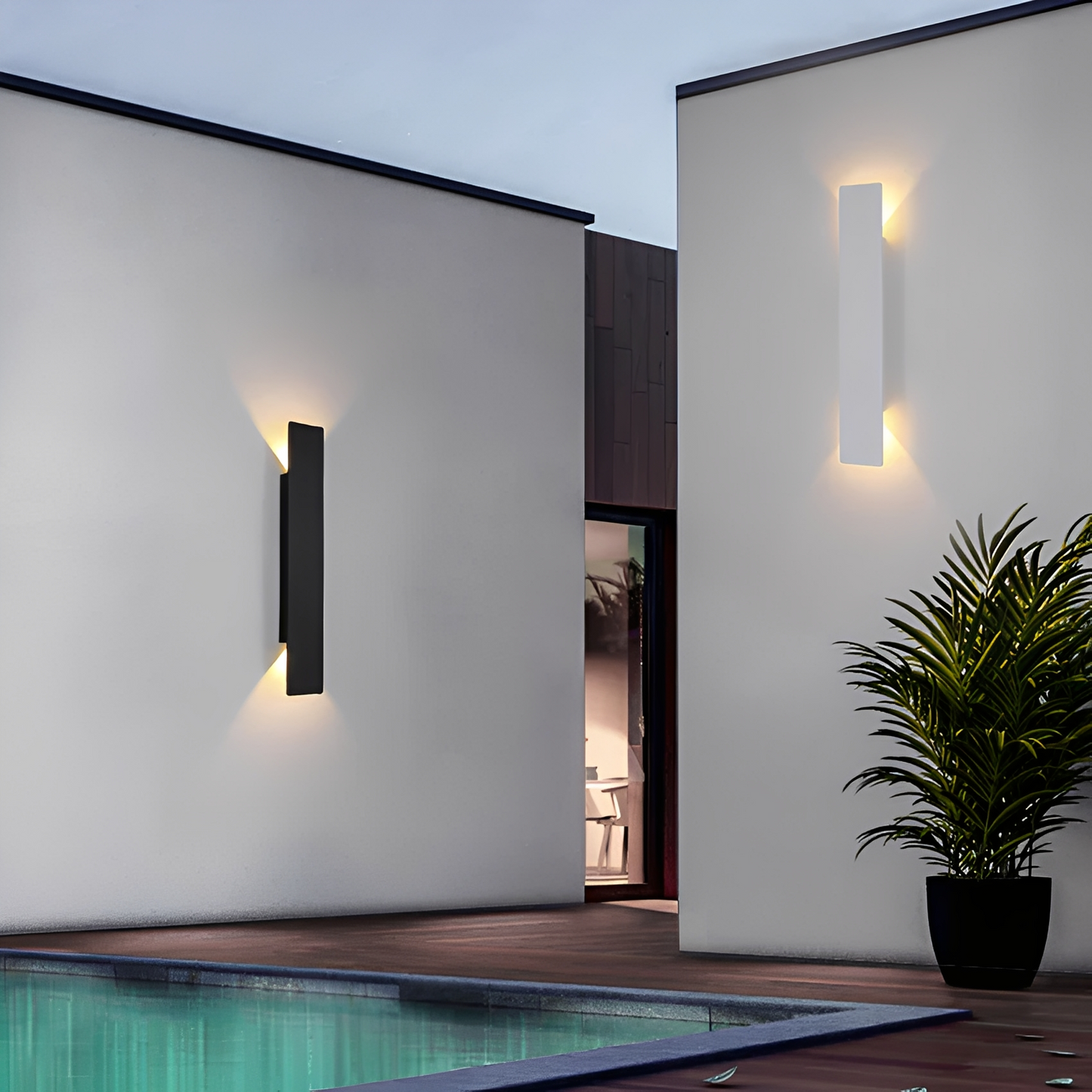 Levana – Moderne schlichte lange Wandleuchte