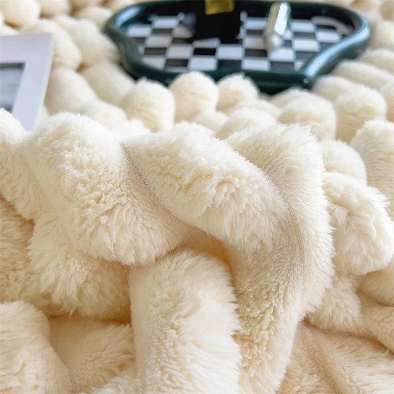 Nola – Dicke Flanell-Decke im skandinavischen Stil
