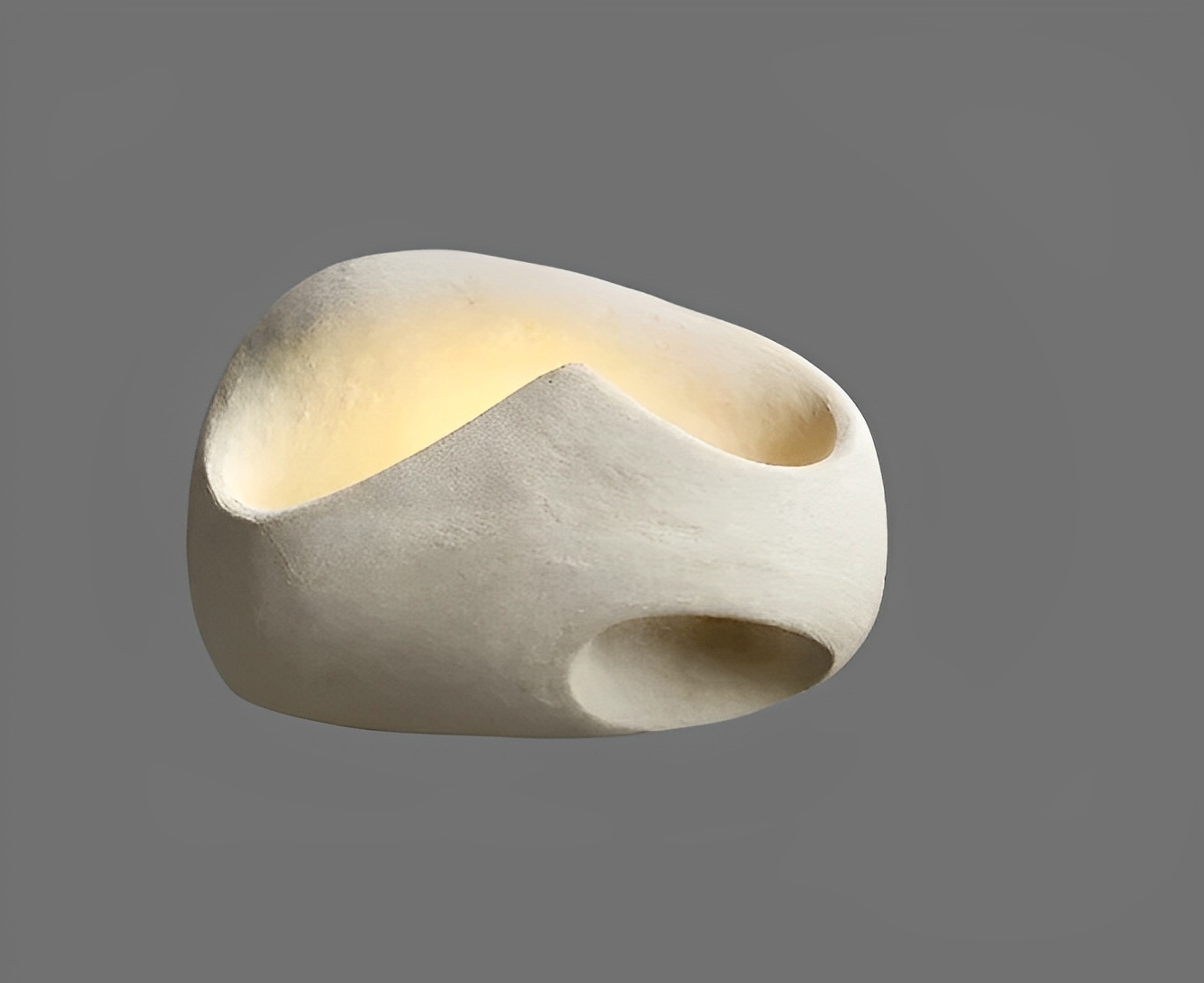 Edda – Wandlampe aus Beton im modernen Art-Déco-Stil
