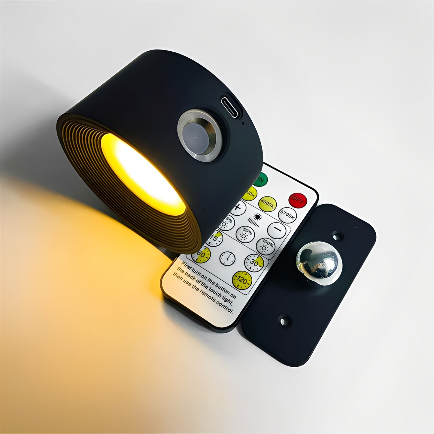 Jana – Wiederaufladbare USB LED Wandleuchte
