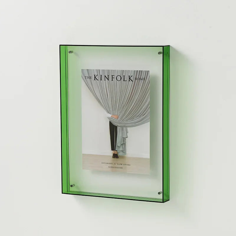 Transparenter Fotorahmen aus doppelseitigem Acryl