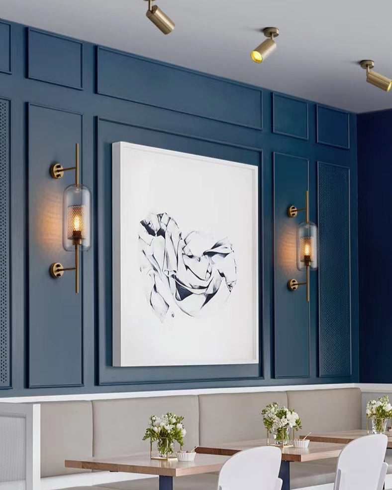 Thatcher - Moderner Wandleuchter mit Wabenstruktur-Lichtdesign
