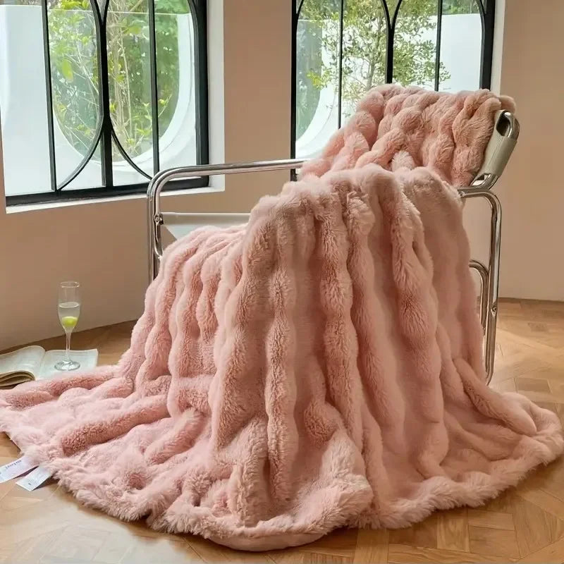 Luftpolster-Samtdecke für Sofa und Büro